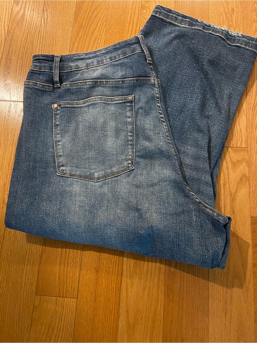 Judy Blue Wide Leg Cropped Dark Indigo High-Rise Jeans 24 - Picture 2 of 8